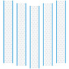 Joez Wonderful 5 Sheets DoubleSided Wig Tape with Hole Waterproof Toupee Tape for Lace Wigs Breathability Lace Glue Adhe