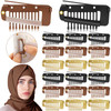 Crowye Hair Extension Clips 20 Pieces Multicolor 144 x 071 inches Light Weight Chunni Clips with Dupatta Grip for Womens