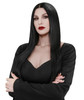 Mersi Long Black Wig for Women Halloween Costume 27 Straight Long Black Wig Natural Cute Black Wigs for Costume Women S0