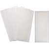 TecUnite 180 Pcs White Hair Extension Tape Tabs Bulk Double Sided Strong Adhesive Hair Tape in Extension Replacement Wig