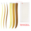 TecUnite 180 Pcs White Hair Extension Tape Tabs Bulk Double Sided Strong Adhesive Hair Tape in Extension Replacement Wig