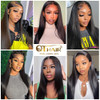 QTHAIR 18A Brazilian Straight Human Hair Transparent HD Lace Frontal 100 Unprocessed Virgin Human Hair Ear to Ear Lace F