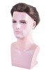 LLWear Toupee for Men French Lace with 15 Clearly PU 360degree Cap Base 810 inches Human Hair Pieces Natural Wave Mens R