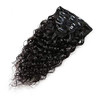 Clip in Natural Curly Brazilian Hair Extensions Wave Wave Clip In Hair Extensions for Black Women Full Head Wavy Hair Ex