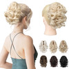 REECHO 9 Short Ponytail Extension Classic Loose Curly Wavy Claw Clip Pony tails Hair Extensions HP001 Hairpieces for Wom