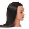 Hairginkgo Mannequin Head 2628 Super Long Synthetic Fiber Hair Manikin Head Styling Hairdresser Training Head Cosmetolog