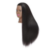 Hairginkgo Mannequin Head 2628 Super Long Synthetic Yaki Fiber Hair Manikin Head Styling Hairdresser Training Head Cosme