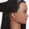 Hairginkgo Mannequin Head 2628 Super Long Synthetic Yaki Fiber Hair Manikin Head Styling Hairdresser Training Head Cosme