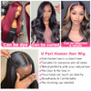 Sooolavely 22 Inch U Part Human Hair Wigs for Black Women Straight Beginner Friendly Unprocessed Brazilian Virgin Human