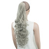 IMISSU Thick Mess Curly Jaw Claw Ponytail Hair Pieces Extensions Pony Tail Clip in Hairpiece 24 Inches Gray