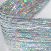 197 Inch Clip In Hair Tinsel Fairy Hair Tinsel Kit Clips Clip On Glitter Hair Tinsel Extensions Silver