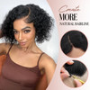 WIGER Short Lace Front Wigs Human Hair for Women Short Curly Bob Wig Black Wavy Lace Wig Black Pixie Cut Wig Brazilian V
