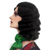 HBwig Short 20s Wave Natural Wigs 1920s Hair for Women Daily Costume Party Natural Black