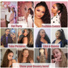 Stamped Glorious Long Corn Wave Ponytail Extension Magic Paste Heat Resistant Wavy Synthetic Wrap Around Ponytail Black