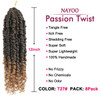 Passion Twist Hair 8 Packs 12 Inch Passion Twist Crochet Hair For Women Crochet Pretwisted Curly Hair Passion Twists Syn