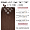 14 inches Clip in hair Extensions Remy Human Hair 70g 7pcs 16 Clips Straight Thick 100 Real Human Hair Extensions for Wo
