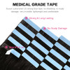 SUYYA Tape in Hair Extensions Natural Black 100 Remy Human 20 inches 20pcs 50gpack Straight Seamless Skin Weft Hair20 1B