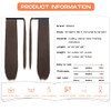 SEIKEA Clip in Ponytail Extension Wrap Around Straight Hair for Women 28 Dark Chocolate Brown
