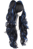 TSNOMORE kawaii wig Lolita wig Blcak Pigtail Wig for Women Synthetic Long Curly Cosplay Wig Halloween Costume Party Cosp