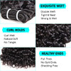Malaysian Water Wave Bundles with Closure 12A Bundles Human Hair Ocean Wave Wet Wavy Human Hair Bundles with Lace Closur