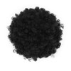 LEOSA High Puff Afro Ponytail Drawstring Short Afro Kinky Curly Pony Tail Clip in on Synthetic Curly Hair Bun Made of Ka