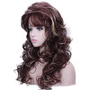 Deifor Women 80s Rocker Wigs Long Curly Heat Resistant Synthetic Natural Looking Hair for CosplayBrown Mix Blonde