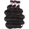 Unice Hair Brazilian Unprocessed Virgin Human Hair Weave Bundles 3pcs Body Wave Weft Extensions Natural Color 14 16 18 I