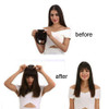 Clip in Bangs Fringe Real Human Hair One Piece 1B Natural Black 100 Real Brazilian Hair Extensions For Black Women 68inc