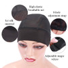 Ecojunmi Wig Band Cap For Edges Weaving Cap With Adjustable And Strap Double Adjustable Bandandex Wig Grip Cap