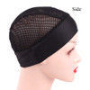 Ecojunmi 2pcs Crochet Braid Headband Wig Cap With 6pcs Free Wig Combs Black Big Hole Wig Caps For Making Wigs Crochet Wi