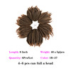 6Packs Marley Braiding Hair for Twists 8Inch Short Afro Kinky Springy Twist Crochet Braids Ombre Synthetic Fiber Hair Ex