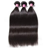 UNICE Hair 10A Malaysian Straight Human Hair 3 Bundles Unprocessed Virgin Human Hair Weave Extensions 8 10 12 inch