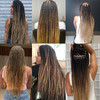 Liang Dian Pre Stretched Braiding Hair Ombre 30 Inch 8 Packs Synthetic Crochet Braids Hot Water Setting Professional Sof