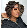 TOYOTRESS Bob Spring Twist Crochet Hair 8 inch 140 strands Ombre Brown Cute Versatile Pretwisted Spring Twists Crochet B