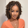 TOYOTRESS Bob Spring Twist Crochet Hair 8 inch 140 strands Ombre Brown Cute Versatile Pretwisted Spring Twists Crochet B