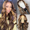YMS Human Hair Wigs 13x4 Transparent Lace Front Wigs Human Hair Highlihgt 427 Human Hair Lace Front Wigs Pre Plucked 150