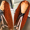 YMS Orange Ginger Wigs for Black Women Human Hair 150 Density Lace Front Wigs Human Hair Glueless Wigs Human Hair Pre Pl