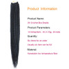 Mayloss 6 PacksLot 14182430 inch 1cm 20 StrandsPack Thin 3X Box Braid Crochet Hair Extensionin Diameter 3X Synthetic Bra