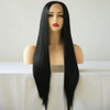 Greenmirr Black Lace Front Wigs 13x4 Lace Long Straight Heat Resistant Synthetic Lace Front Hair 26in