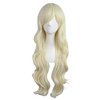 MapofBeauty 28 Inch70 cm Charming Women Long Curly Full Hair Wig Light Blonde