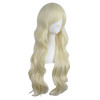 MapofBeauty 28 Inch70 cm Charming Women Long Curly Full Hair Wig Light Blonde
