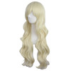 MapofBeauty 28 Inch70 cm Charming Women Long Curly Full Hair Wig Light Blonde