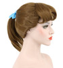 karlery Womens Short Wave Braided Brown Ponytail Wig Anime Party Cosplay Halloween Wig