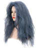 karlery Adult Women Dark Blue Long Curly Wig Halloween Cosplay Witch Wig Costume Party Wig