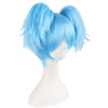 MapofBeauty 1230cm Light Blue Threepiece Wig Short Wig Cosplay Wigs