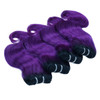 FASHION LINE 8 Human Hair Bundles Ombre Two Tone Brazilian Virgin Hair Extensions Body Wave 50g Bundles 8888 Inch 1bpurp