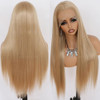 Maycaur Blonde Lace Front Wigs Pre Plucked Hairline Long Wigs for Black Women Glueless Straight Hair Blond Lace Front Sy
