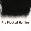 ZigZag Hair HD Lace Closure Body Wave Pre Plucked Natural Hairline with Baby Hair Brazilian Virgin Human Hair Swiss Lace