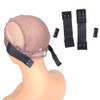 BTWTRY Black Elastic Band with Adjustable Hooks for WigsLace ClosureLace Frontal Sewing Band 12inch width 95inch length
