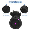 Aisaide Gray Headband Wigs for Black WomenAfro Headband Wig Synthetic Short Curly Wigs Afro Kinky Curly Black Wig with B